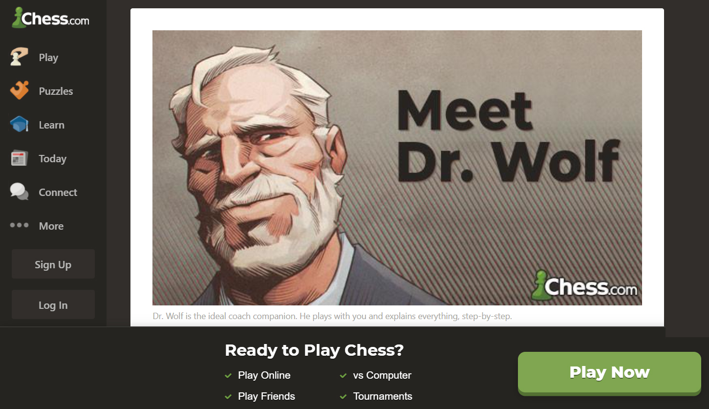 Learn Chess with Dr. Wolf